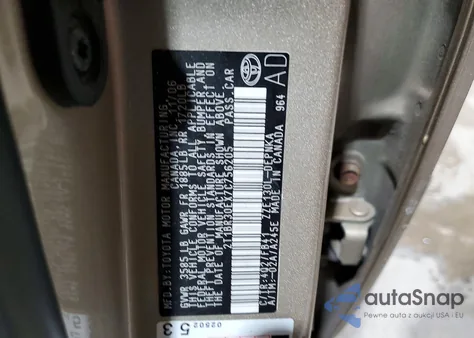 2007 Toyota Corolla Ce from USA, damaged, VIN 2T1BR30EX7C756205